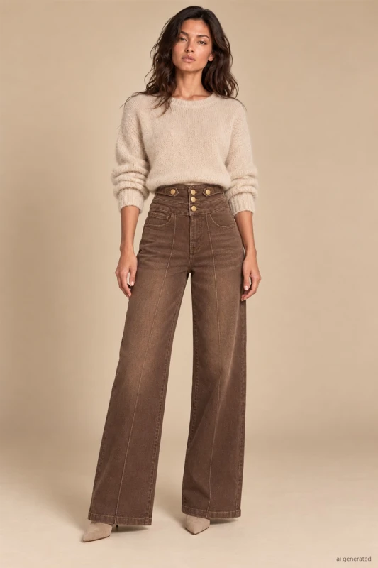 szerokie brązowe jeansy wide leg sepati premium (2).jpg