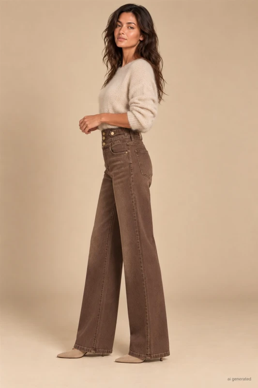 szerokie brązowe jeansy wide leg sepati premium (4).jpg